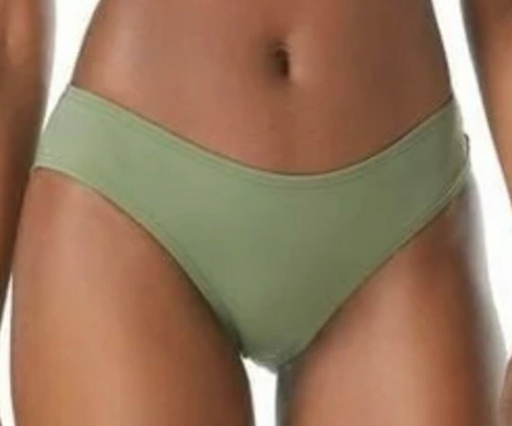 Vince Camuto Safari Green Cheeky Bikini Bottom S NWT